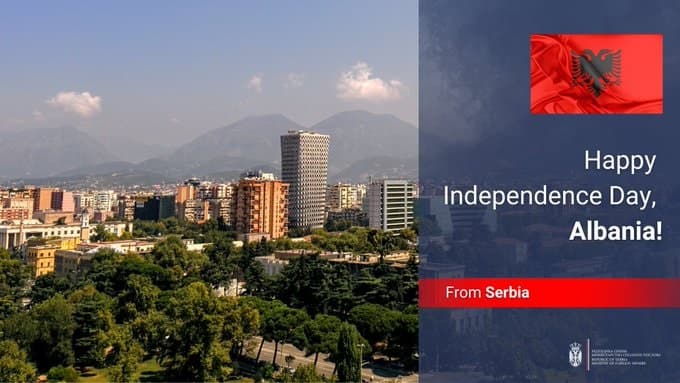 Qeveria serbe uron Shqipërinë për ditën e pavarësisë