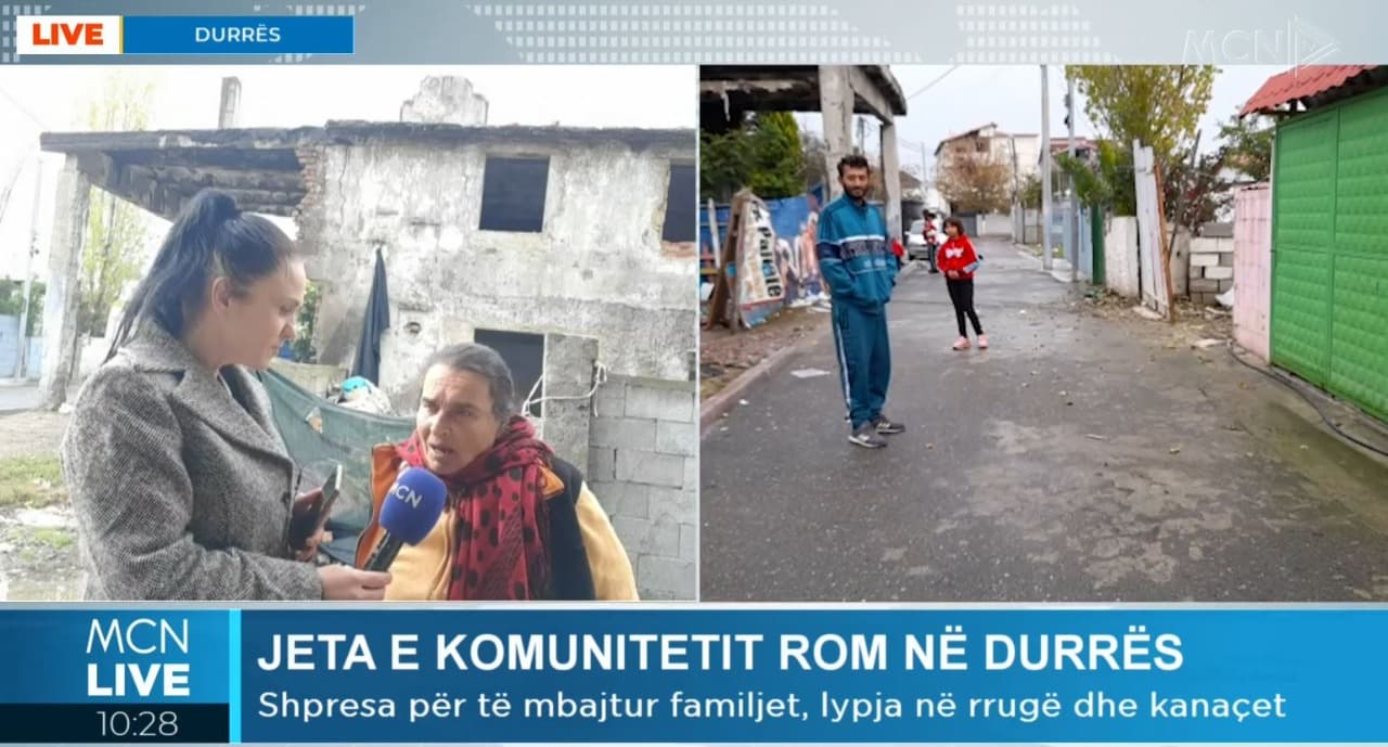 Komuniteti rom në Durrës, banorja: Jetojmë duke lypur, qeveria të vërë dorë se po vuajmë (VIDEO)