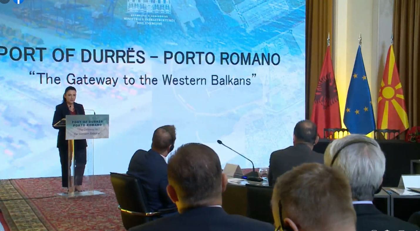  Integrimi me portet në Kosovë dhe RMV/ Prezantohet Porti i ri Tregtar i Durrësit