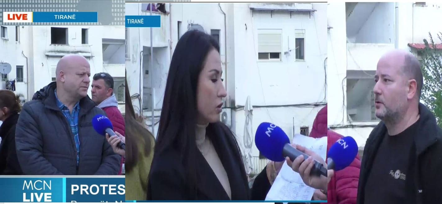 Protesta te Rruga "Ura"/ Banorët: Jetuam tre vite në këto banesa, tani u kujtuan që duhen shembur, na dhanë vetëm 5 ditë kohë për t'u larguar (VIDEO)