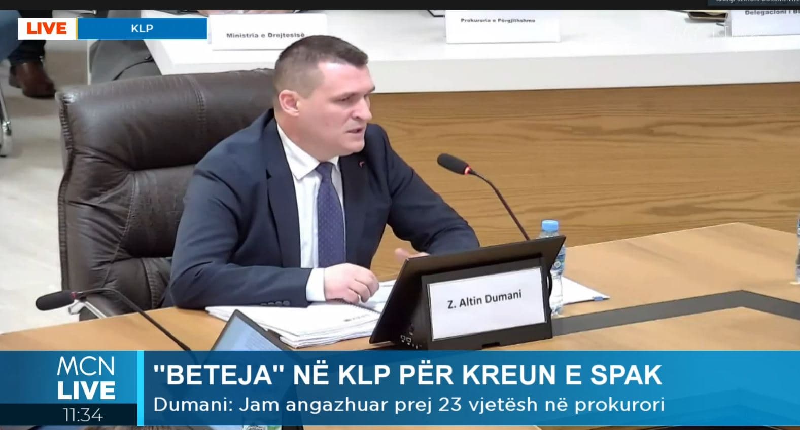 Zgjedhja për kreut e SPAK, Dumani: Do ndërtoj një strukturë kundër krimit dhe korrupsionit, detyrën e shoh si mision