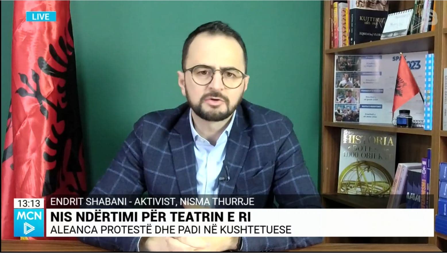 Teatri Kombëtar, Shabani: Mandatit të Velisë po i vjen fundi, e kanë në dorë qytetarët e Tiranës (VIDEO)