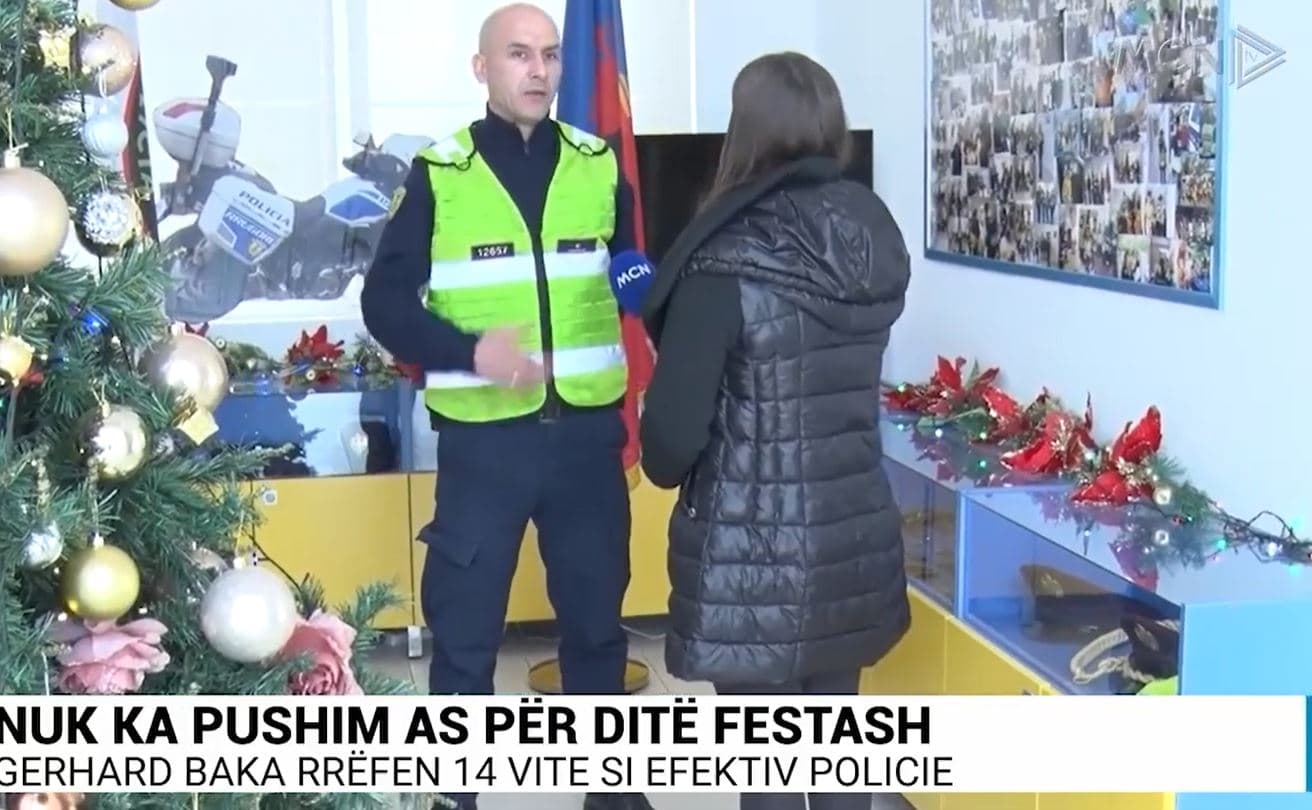 Nuk ka pushim as për ditë festash, Gerhard Baka rrëfen 14 vite si efektiv policie (VIDEO)