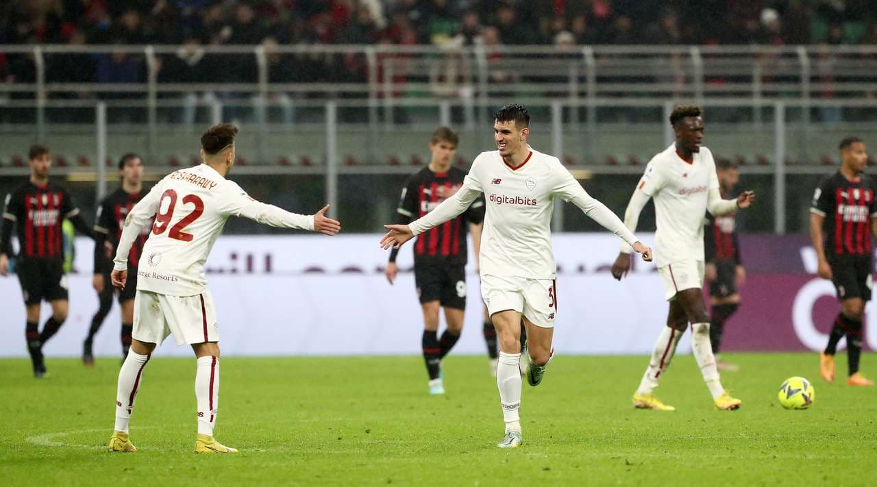Milani shtanget në fund, Roma barazon në “San Siro”