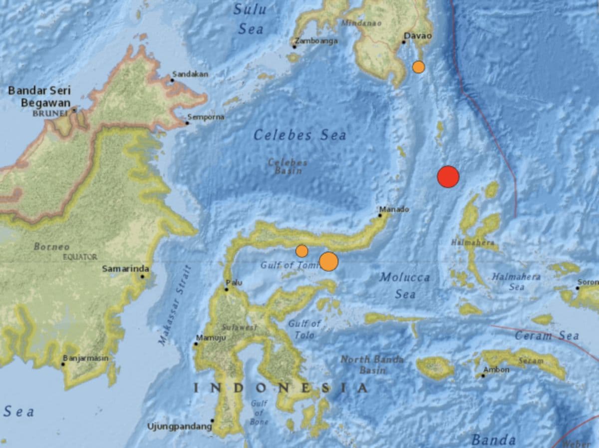 Tërmet me magnitudë 7.2 në Indonezi, paralajmërim për tsunami