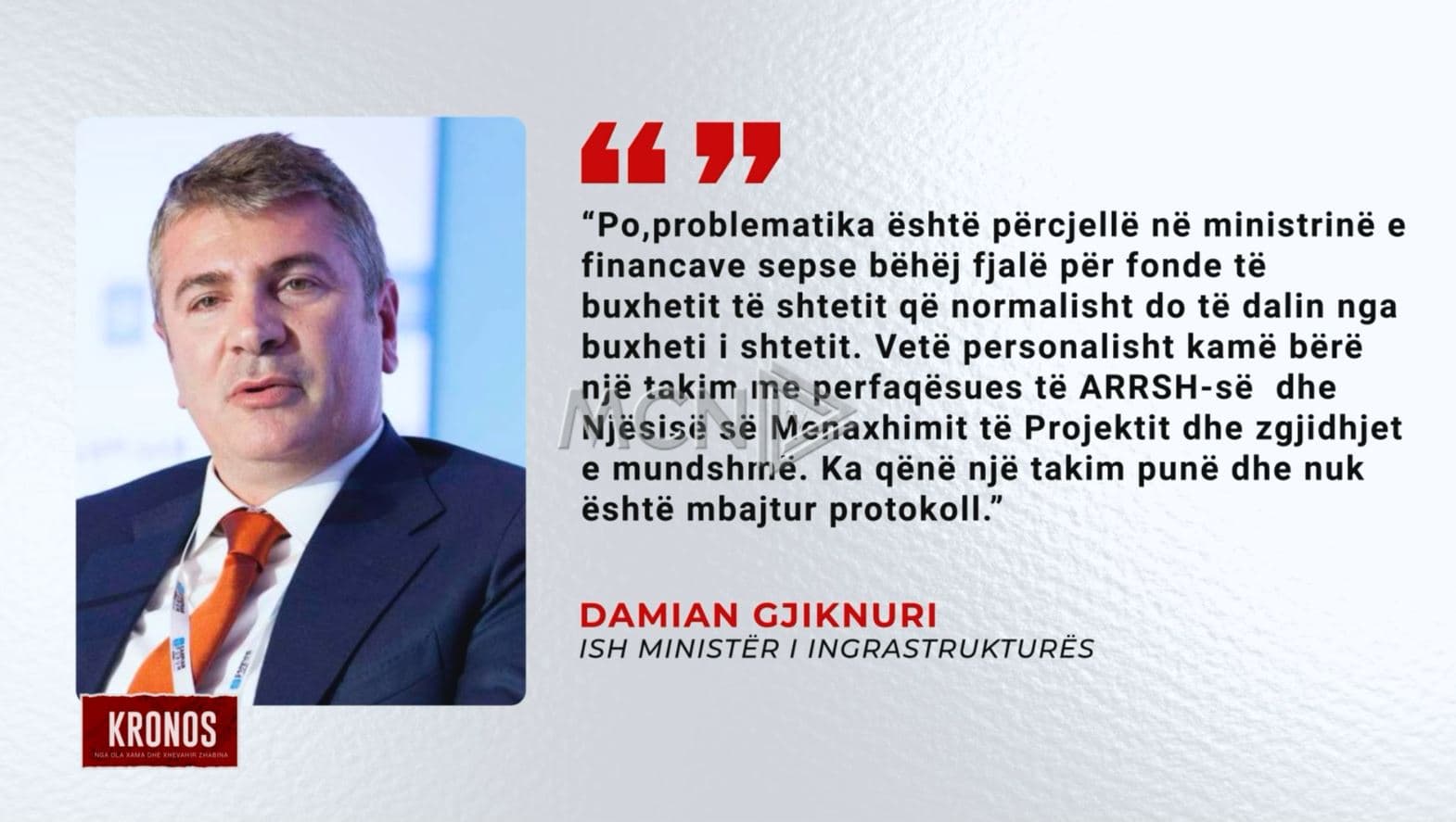 Zbardhet dëshmia e Damian Gjiknurit për hetimin e rrugës Tiranë-Elbasan