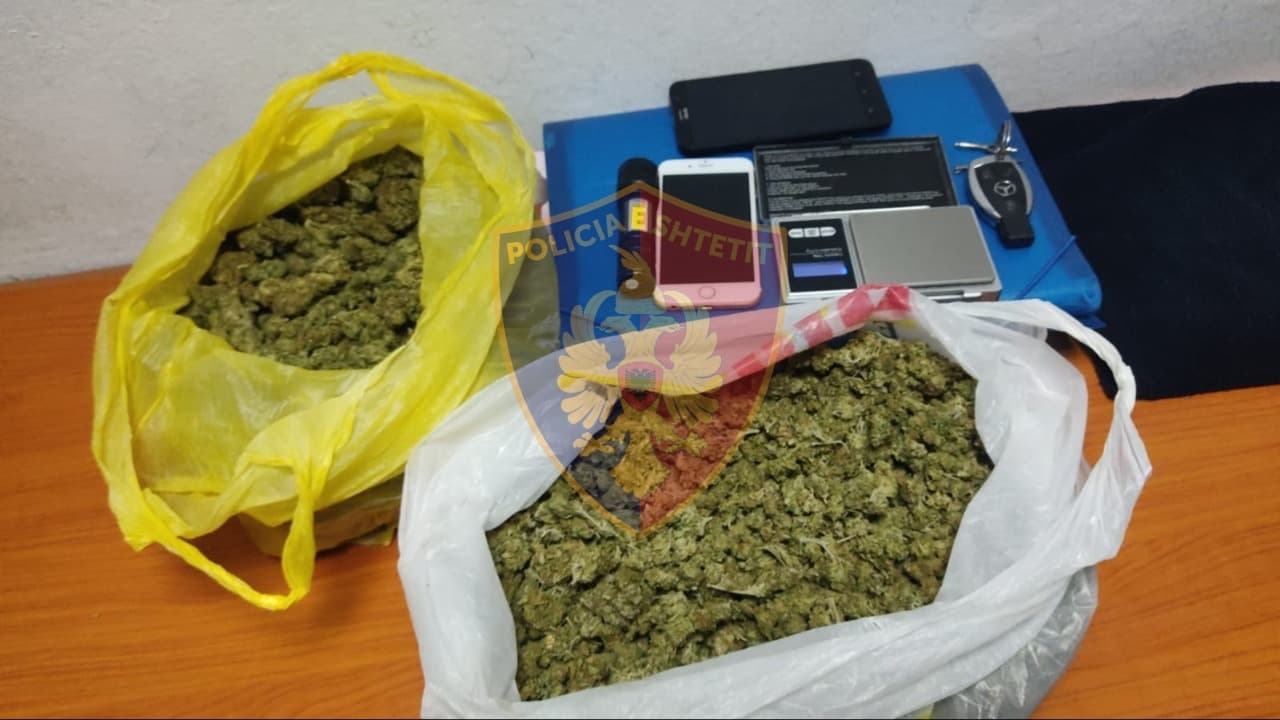 Trafik kanabisi/ Arrestohet 30-vjeçari në Tiranë