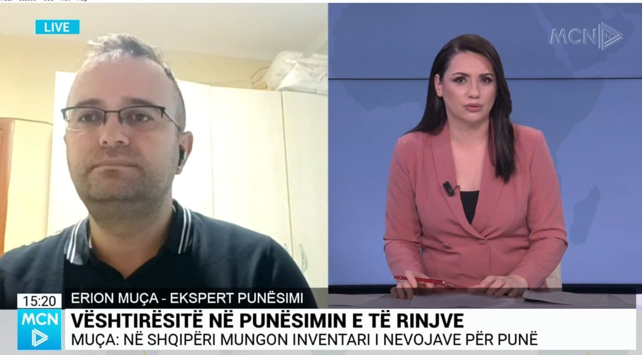 "80% e të rinjve punojnë jashtë profilit të tyre", Muça: Nuk ka inventarizim të nevojave, informacioni s'është i  sinkronizuar (VIDEO)