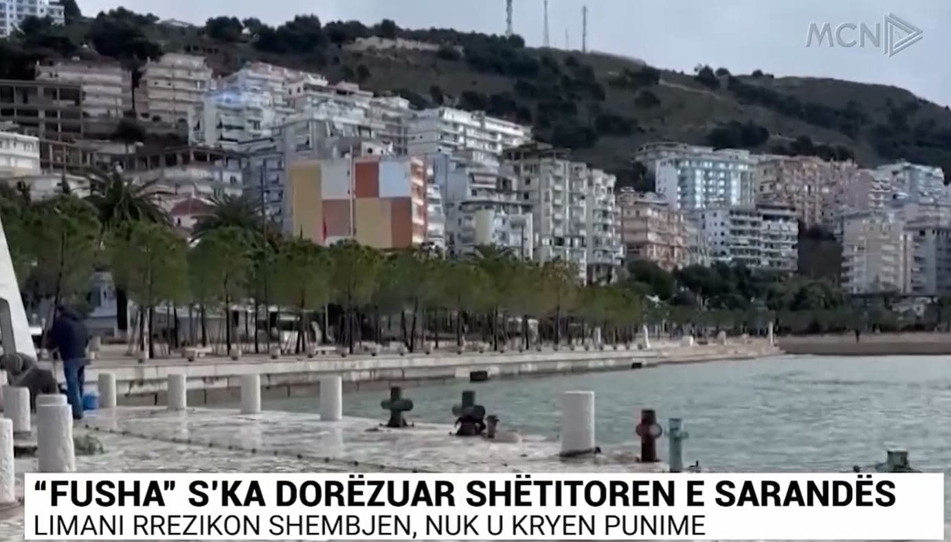 “Fusha” s’ka dorëzuar shëtitoren e Sarandës, Limani rrezikon shembjen, nuk u kryen punime (VIDEO)