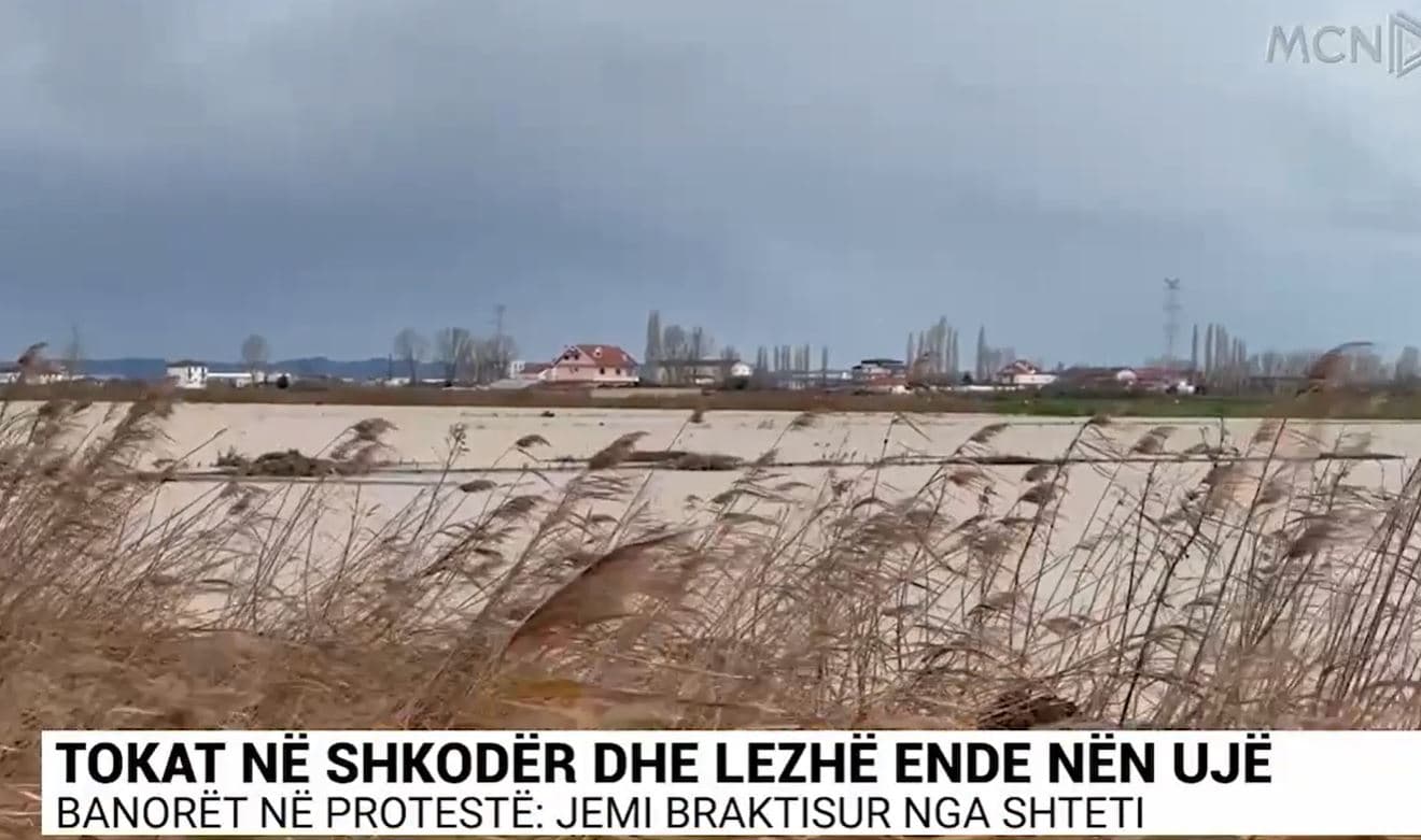 Tokat në Shkodër dhe Lezhë ende nën ujë/ Banorët në protestë: Jemi braktisur nga shteti (VIDEO)