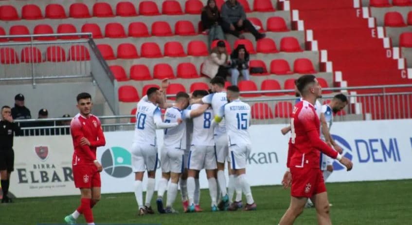 Supergoli i Markut ndaj Partizanit, Teuta e mbyll në avantazh pjesën e parë