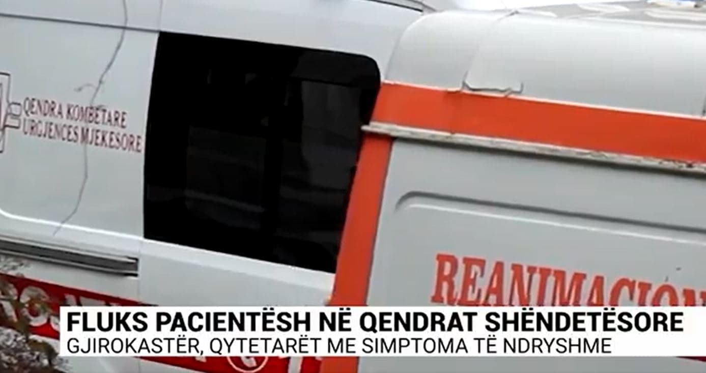 Fluks pacientësh në qendrat shëndetësore Gjirokastër, qytetarët me simptoma të ndryshme (VIDEO)