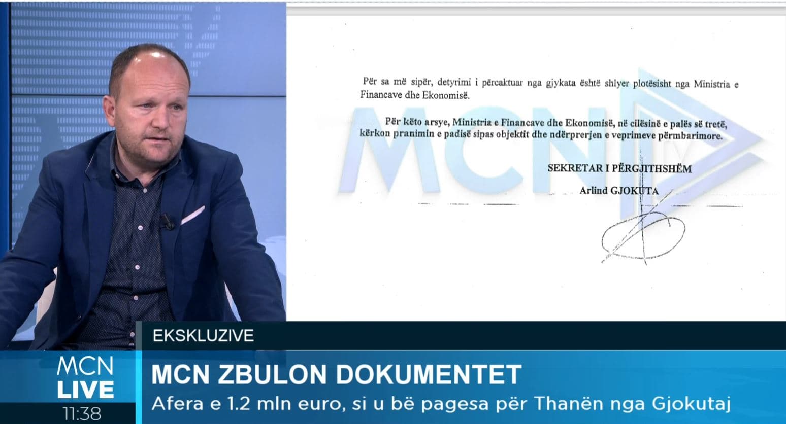 EKSKLUZIVE/ MCN zbulon dokumentet mbi aferën 1,2 mln euro, ministrja dhe titullarët e MF kishin dijeni për faturën (VIDEO)
