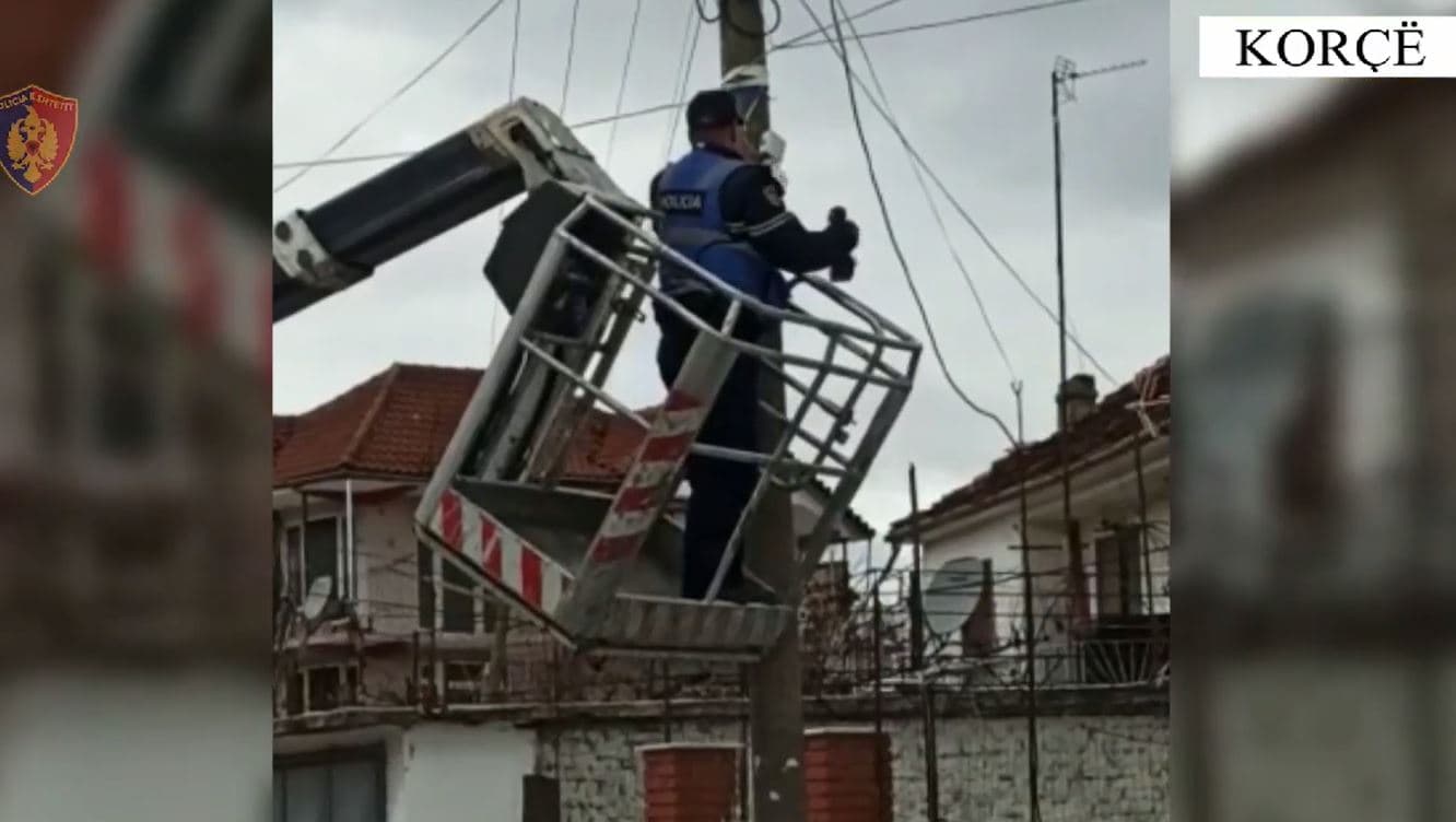 Video/ Sekuestron 39 kamera në Korçë dhe Pogradec, 9 persona në hetim