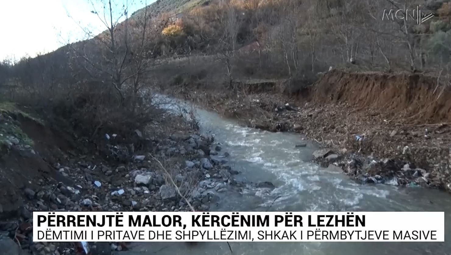 Përrenjtë malorë, kërcënim për Lezhën (VIDEO)