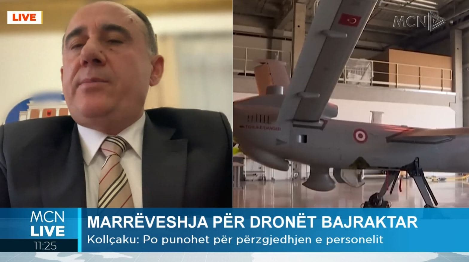 Kollçaku: Brenda pranverës përfundojnë punimet në bazën e Kuçovës për dronët Bajraktar. Çështja e ish-zyrtarit të FBI, flluskë sapuni (VIDEO)