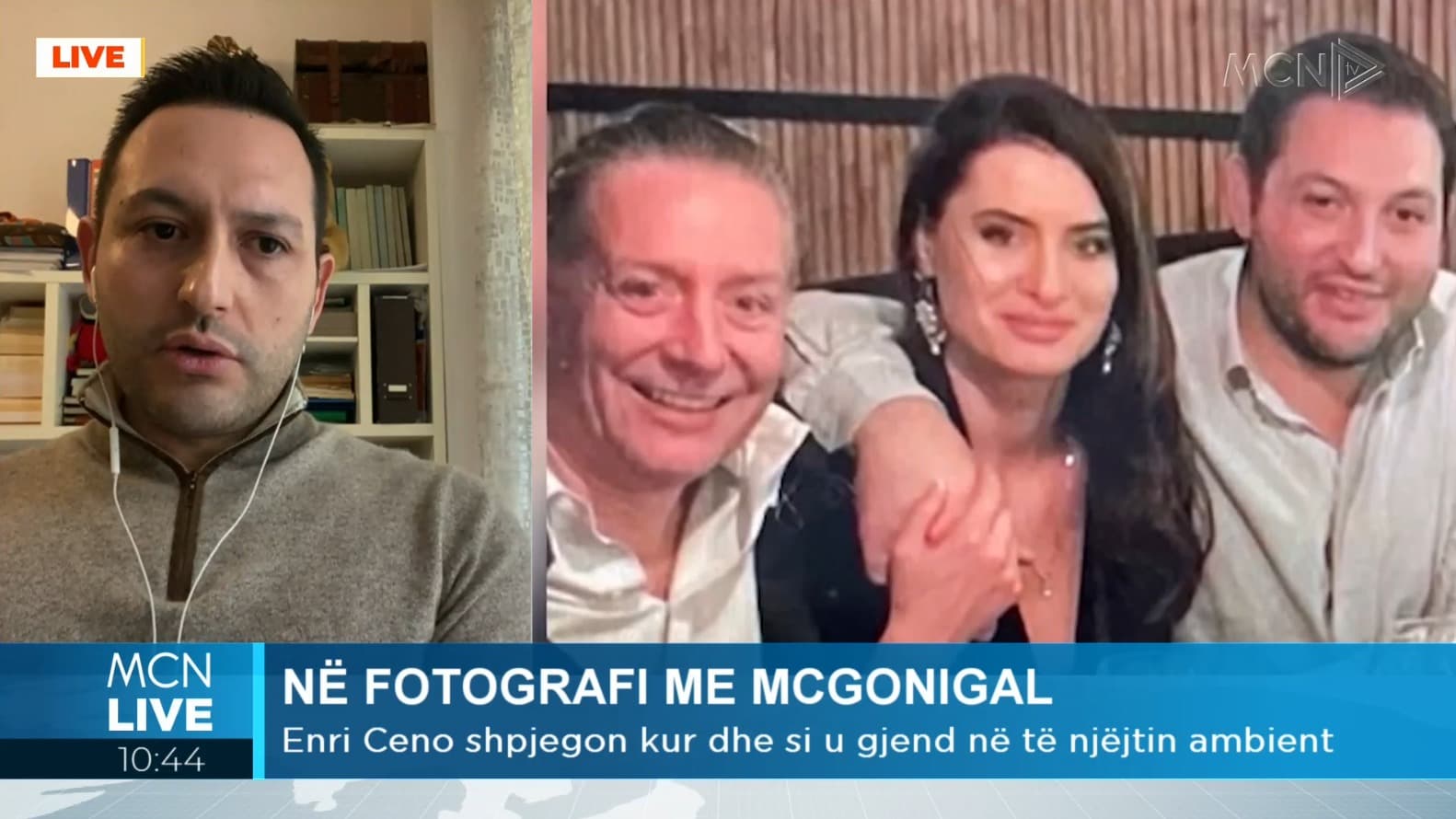 Fotoja me McGonigal/ Zyrtari i PD sqaron: Më ftoi Duçka për një gotë, ishte tërësisht rastësore (VIDEO)