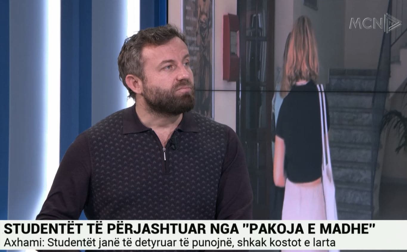 “Studentët s’janë përfshirë në asnjë paketë” Axhami: Shumica punojnë, janë të kequshqyer 