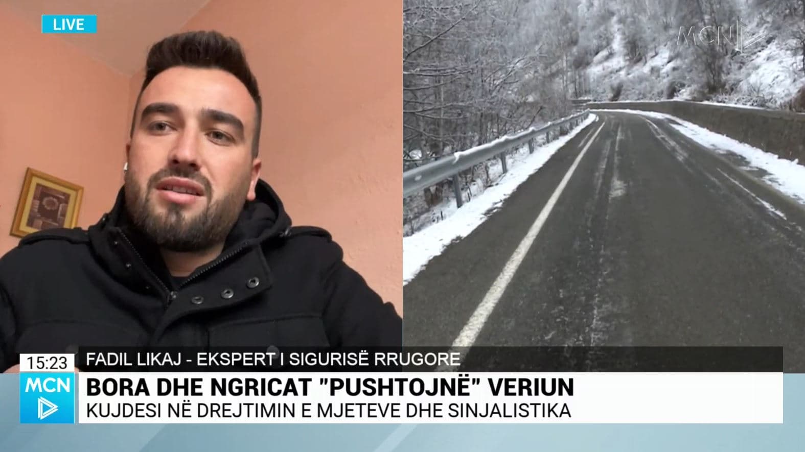 Moti i ftohtë, Likaj: Të përdoren zinxhirë dhe të rritet distanca mes mjeteve. Problem mungesa e sinjalistikës 
