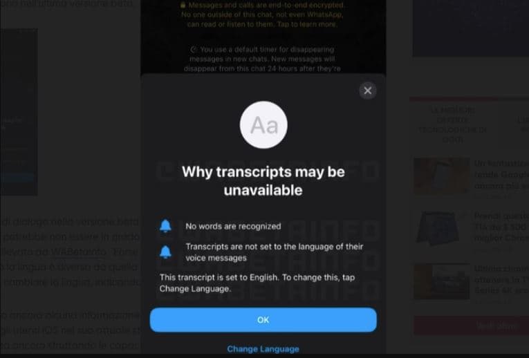 WhatsApp, funksioni i ri përkthen mesazhet zanore në tekst