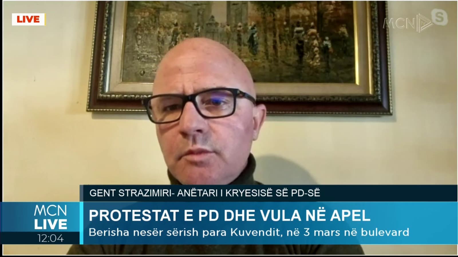 Strazimiri: Në 3 mars para Kryeministrisë për të çliruar gjykatën nga influencat politike. Protestat vazhdojnë edhe pas kësaj date (VIDEO)