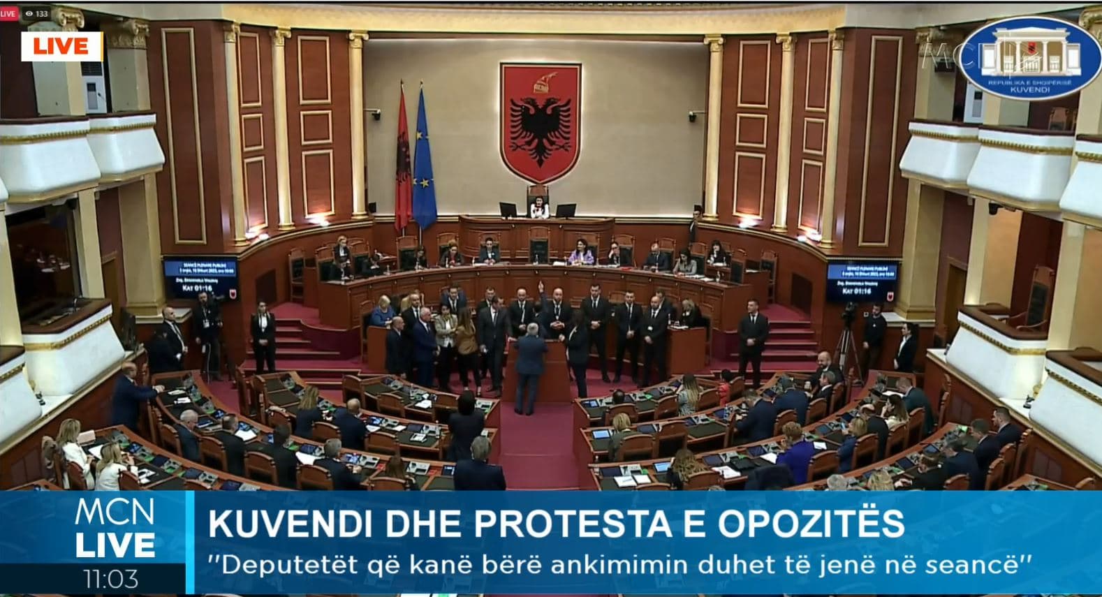 Bylykbashi: Përjashtimi i deputetëve, dhunë ndaj opozitës. Alibeaj: Rama të vijë në Kuvend, të japë sqarime për “McGonigal”