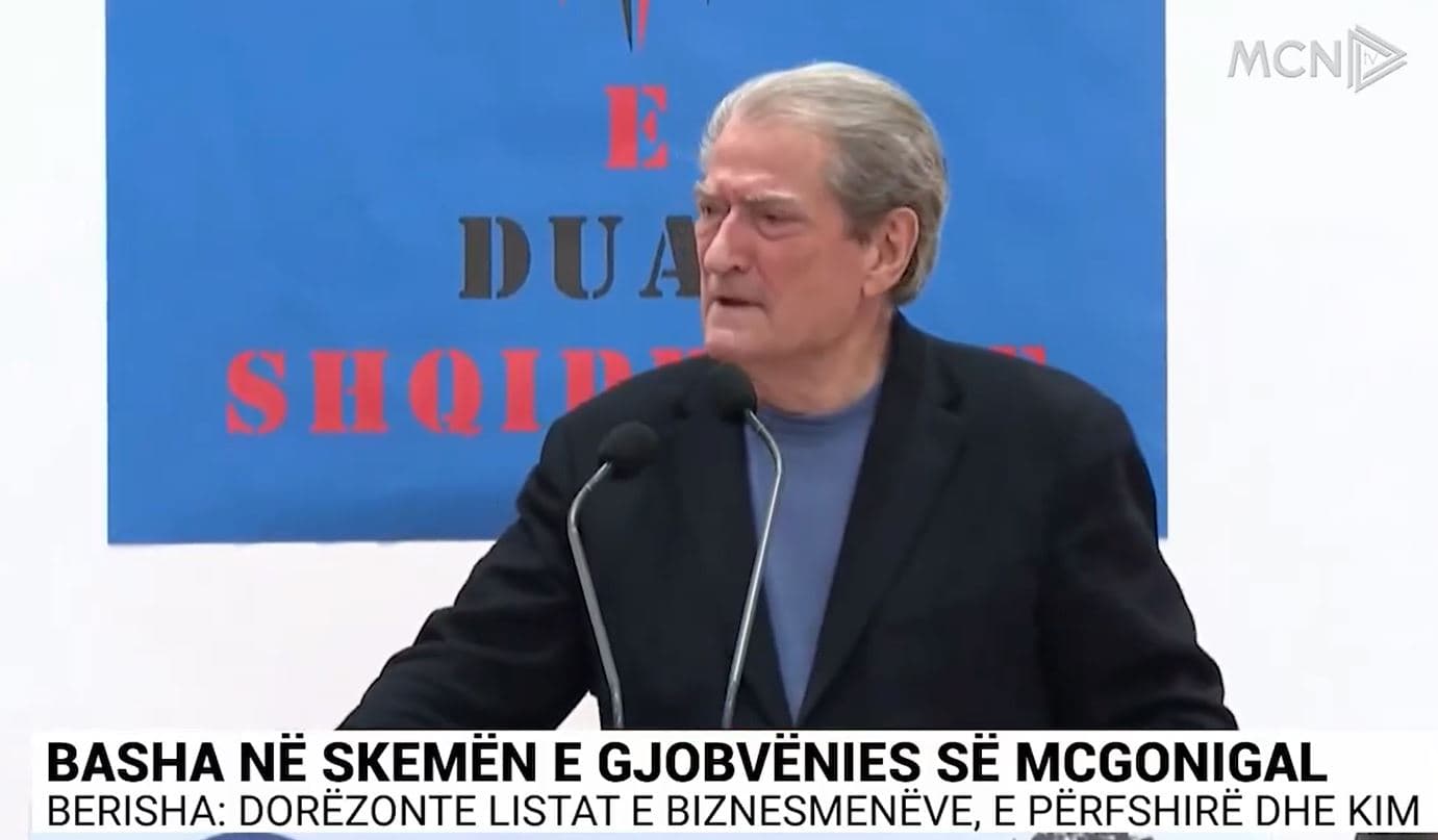 Basha në skemën e gjobvënies së McGonigal. Berisha: Dorëzonte listat e biznesmenëve, e përfshirë dhe Kim (VIDEO)