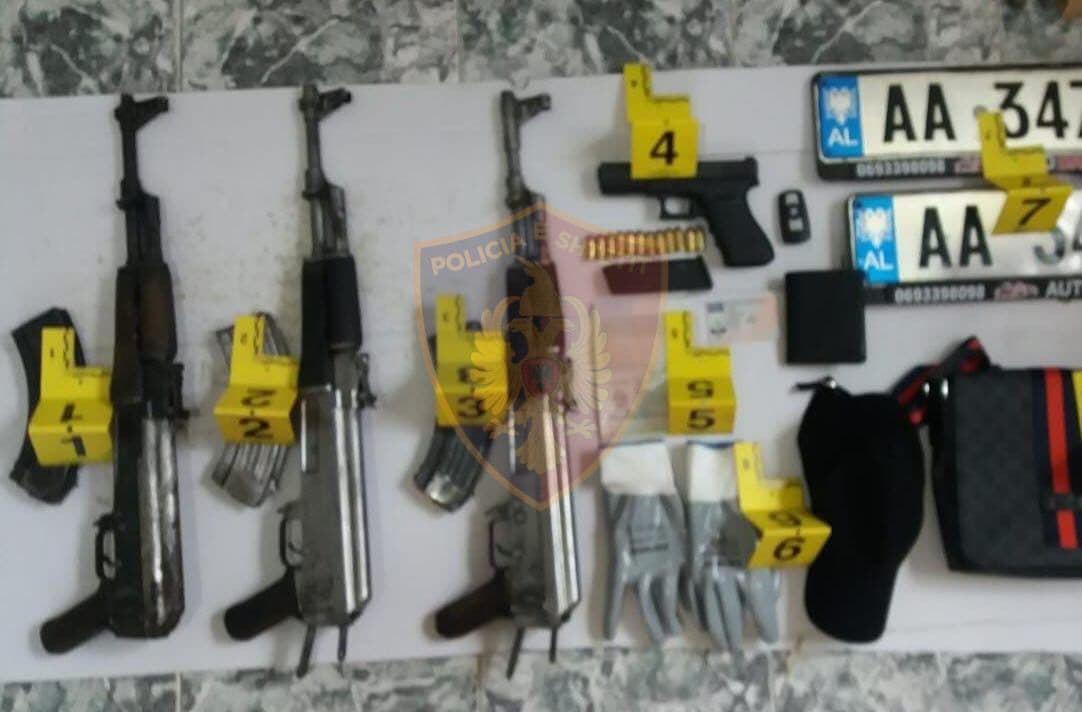 Atentati në banesën e Erjon Alibej/ Arrestohen dy persona, sekuestrohen 4 armë zjarri