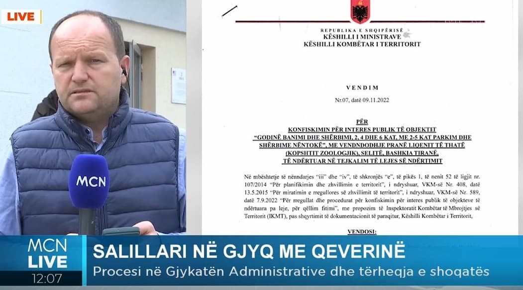 Sekuestrimi i kateve pa leje/ Salillari në gjyq me qeverinë, pritet verdikti i gjyqtarit 