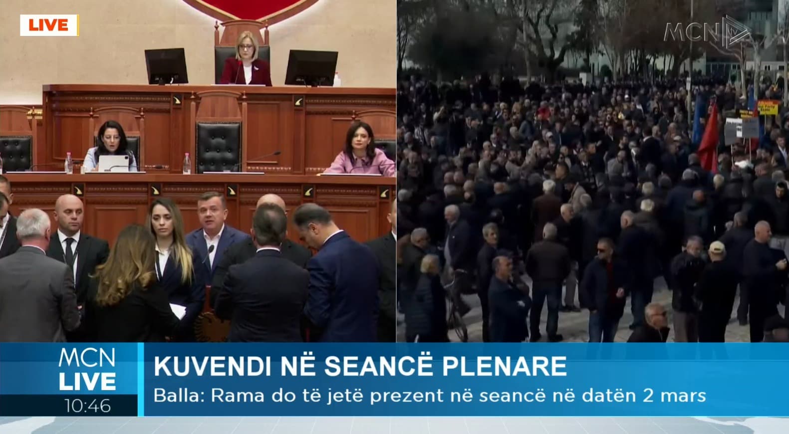 Tensione në Kuvend/ Boçi: Merrni urdhra nga Rama dhe shkelni me këmbë Kushtetuën. Balla: Përpjekje për të indimiduar drejtësinë!