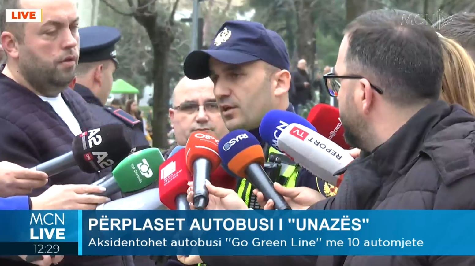 Aksidenti ku u përfshinë 10 automjete/ Gjoka: 6 persona ndodhen te Trauma. Shoferët po testohen për nivelin e alkoolit