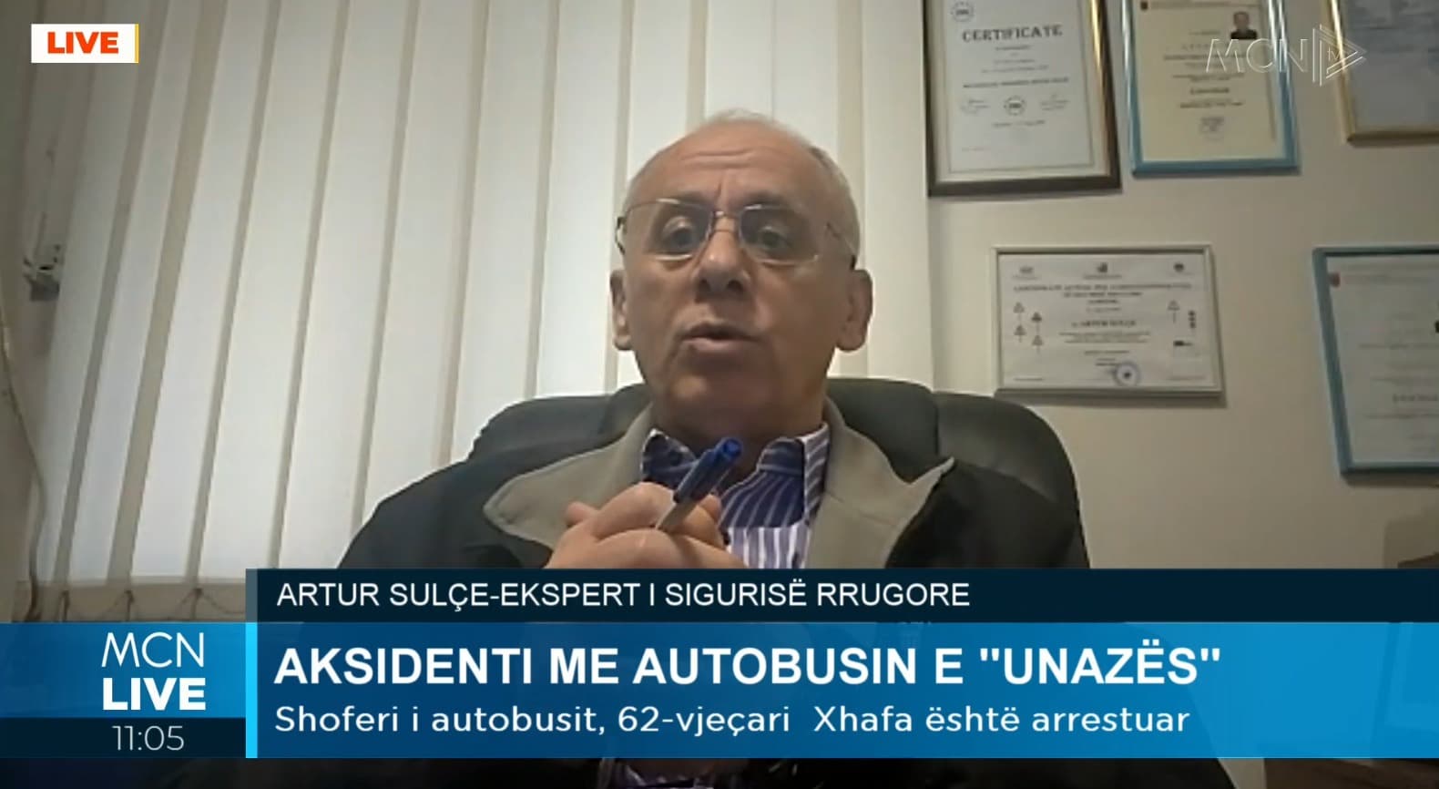 Aksidenti me 9 të plagosur/ Sulçe: S’ka gjurmë frenimi, shoferi i autobusit mund të ketë pasur probleme me diabetin ose tensionin