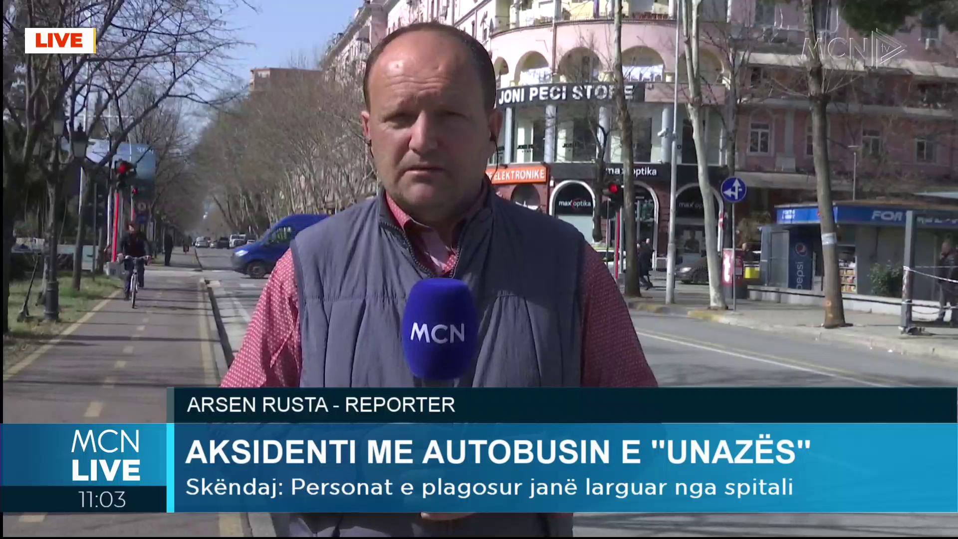   Autobusi me aksidentin e “Unazës”/ Rusta: Pista kryesore, gjendja shëndetësore e shoferit