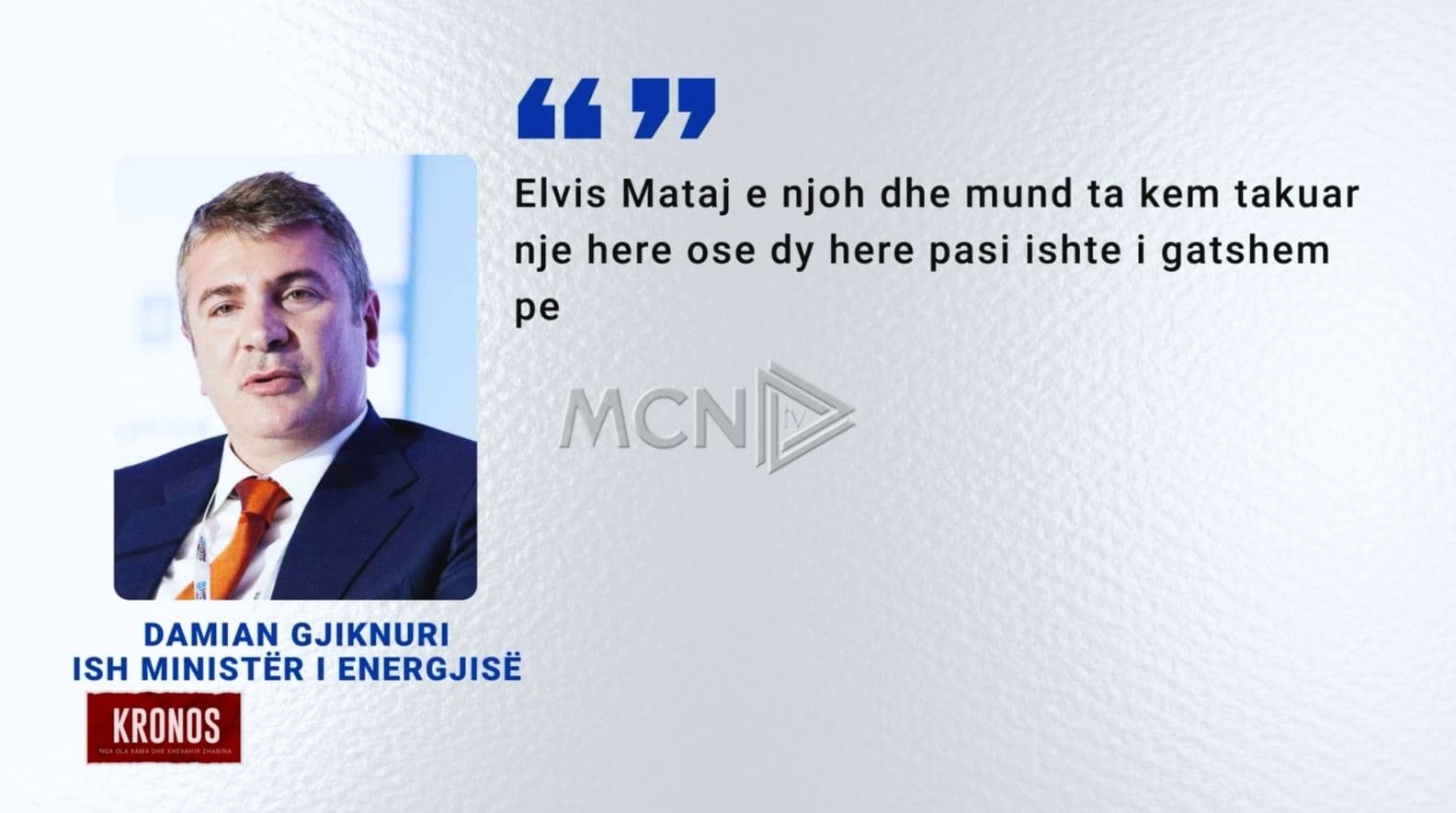Afera CEZ-DIA/ Elvis Mata u takua me Damian Gjiknurin. Ish-ministri: E takova në zyrën time