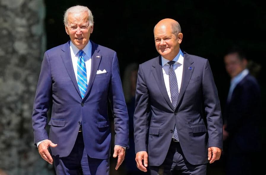Scholz viziton sot Shtëpinë e Bardhë, takim privat me Biden