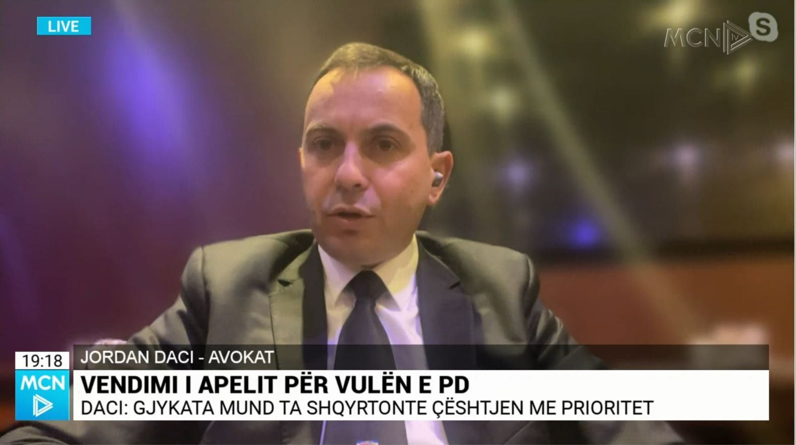 Vendimi i Apelit për vulën, Daci: Ogur i keq për pluralizmin, duhet ndryshuar ligji për partitë