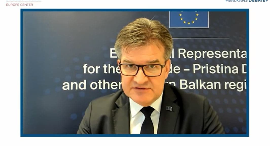    Lajçak: BE pret që në takimin e 18 marsit, Kurti e Vuçiç të pajtohen për udhërrëfyesin e zbatimit të Propozimit evropian