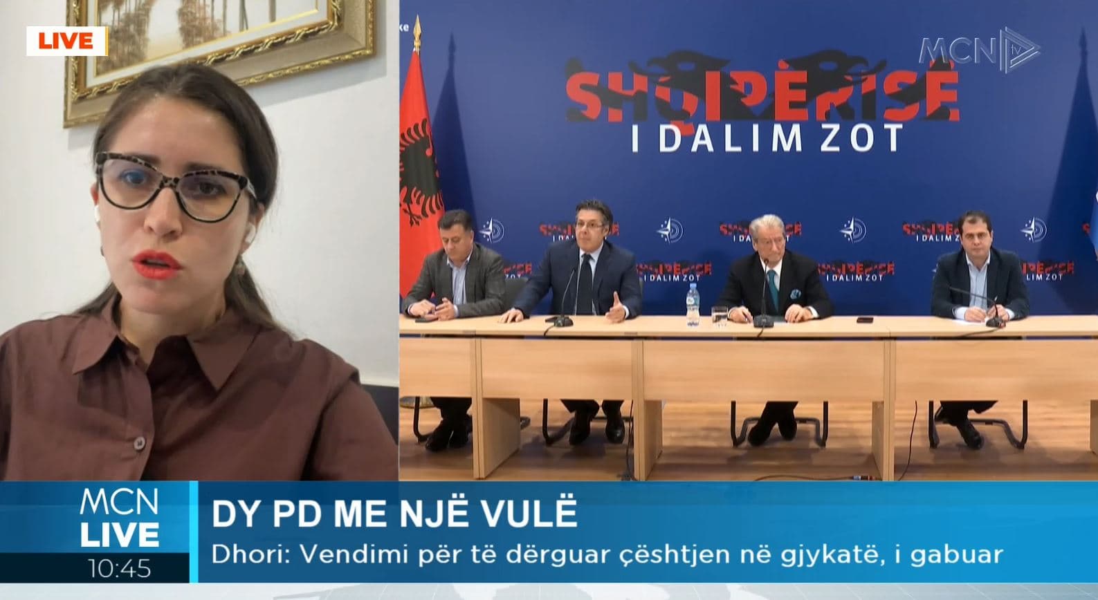 Dhori: Vendimi i 3 marsit e thelloi çarjen e PD, dalja me dy kandidatë do e dëmtojë më tej (VIDEO)