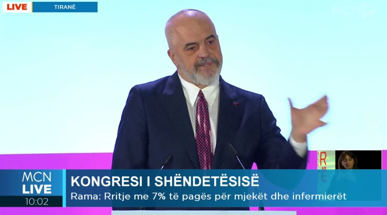Rama: Në prill rriten me 50 mijë lekë, pagat për mjekët specialistë