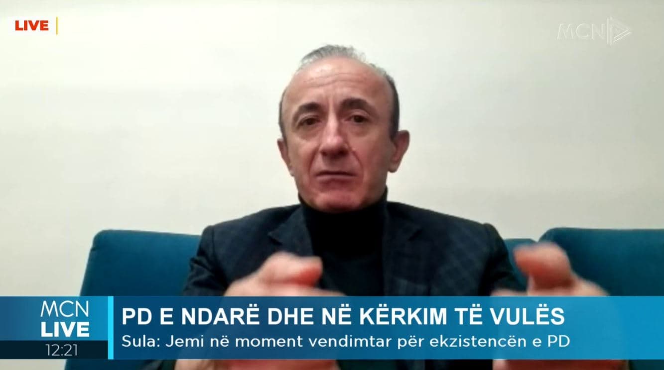Sula: Moment vendimtar për ekzistencën e PD. Basha po bën dëm të madh, ose ka dorëheqje, ose nuk ka (VIDEO)
