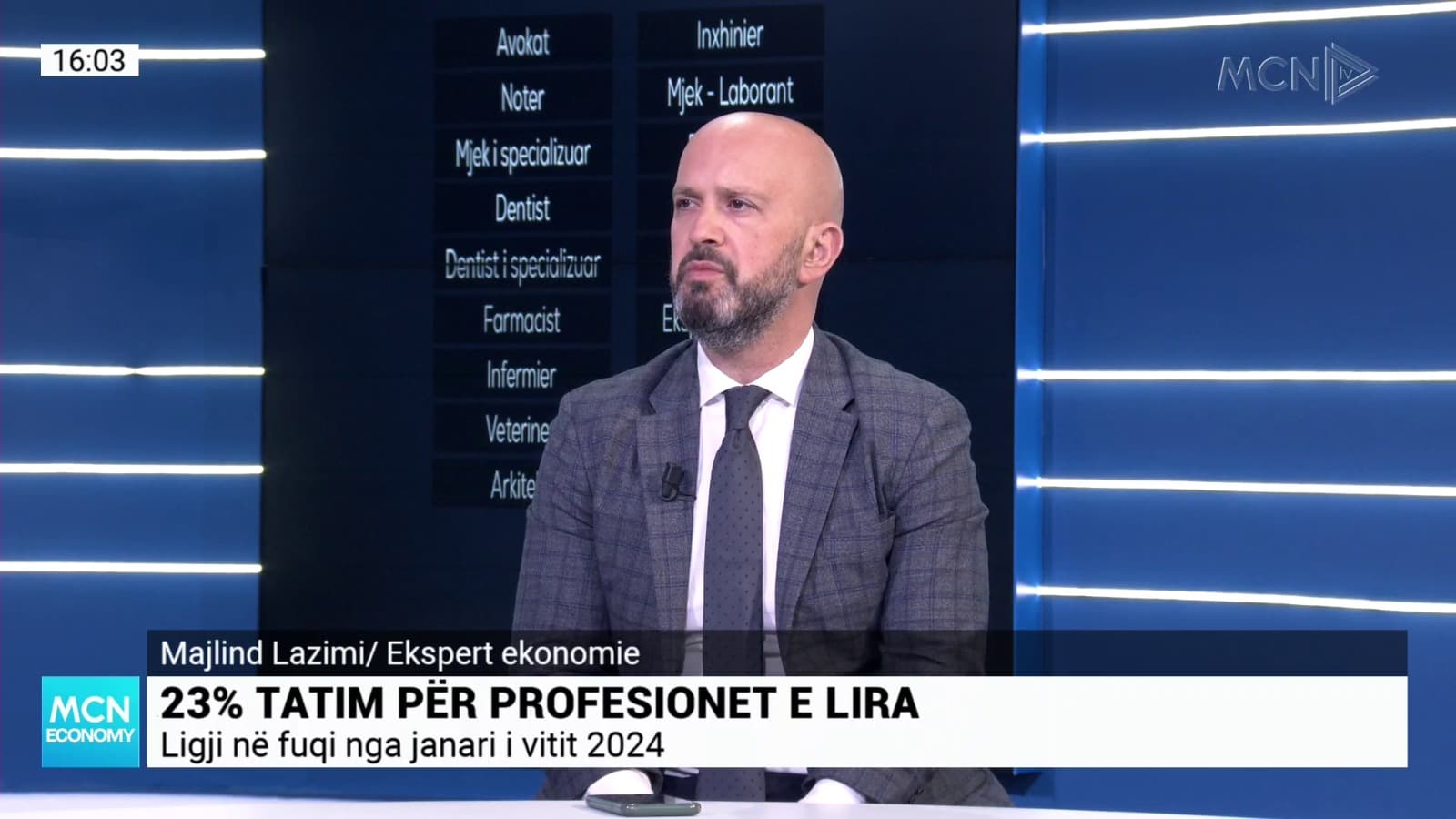 23% tatim për profesionet e lira, Lazimi: Demotivon shtresën e mesme! Barra fiskale të jetë më e ulët, të mos përjashtohet biznesi i vogël tregtar