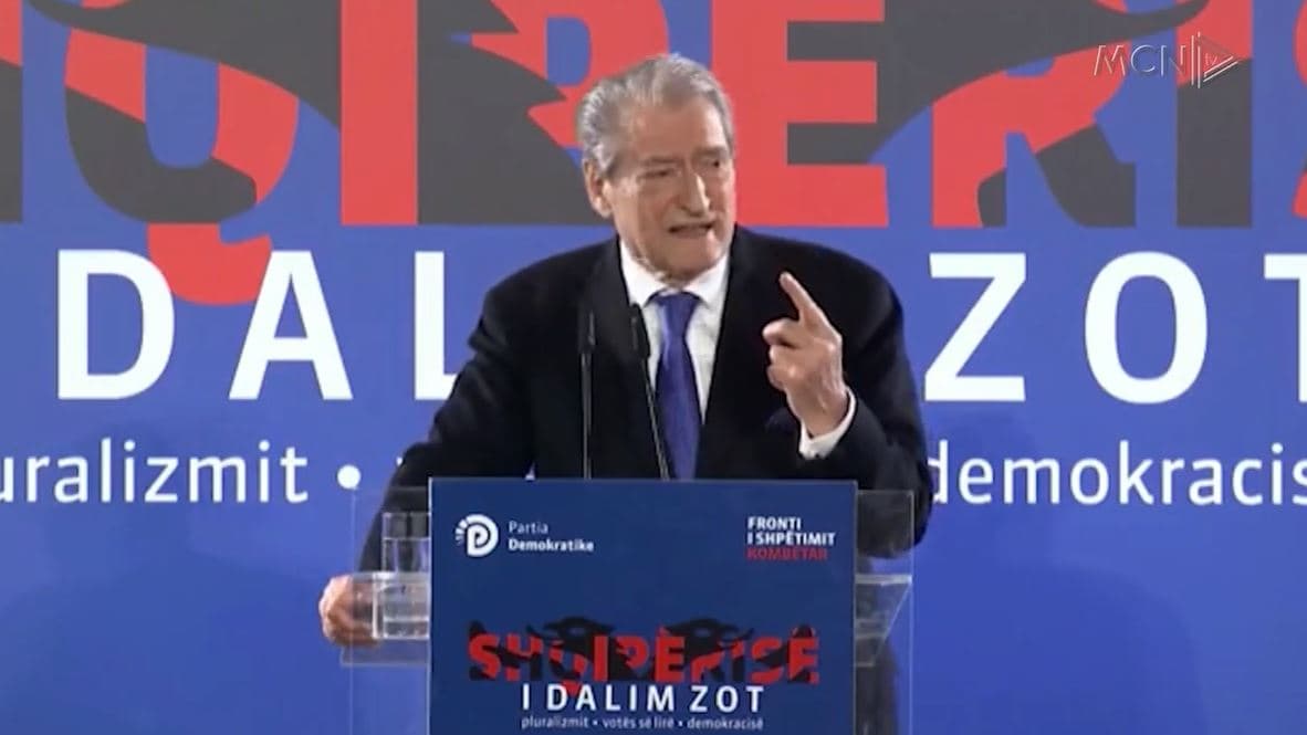 “Kandidatët e lirisë përmbysin regjimin”. Berisha: Po tentohet përjashtimi i PD-së nga zgjedhjet