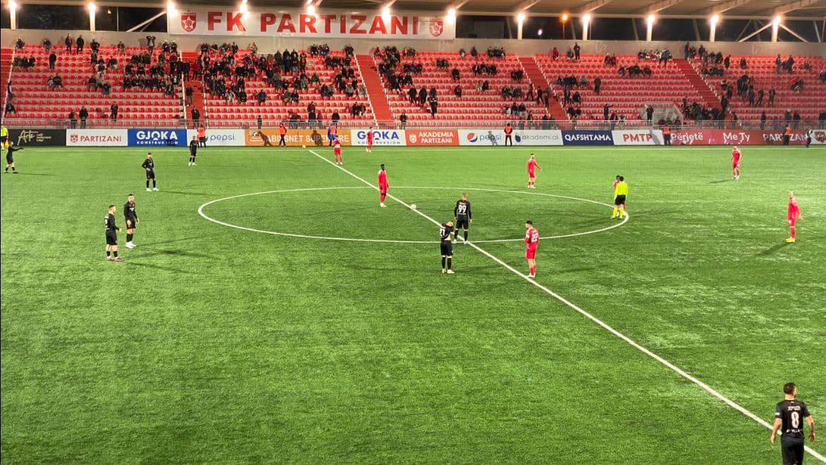 Partizanit nuk i mjafton fitorja, Vllaznia kualifikohet në gjysmëfinale