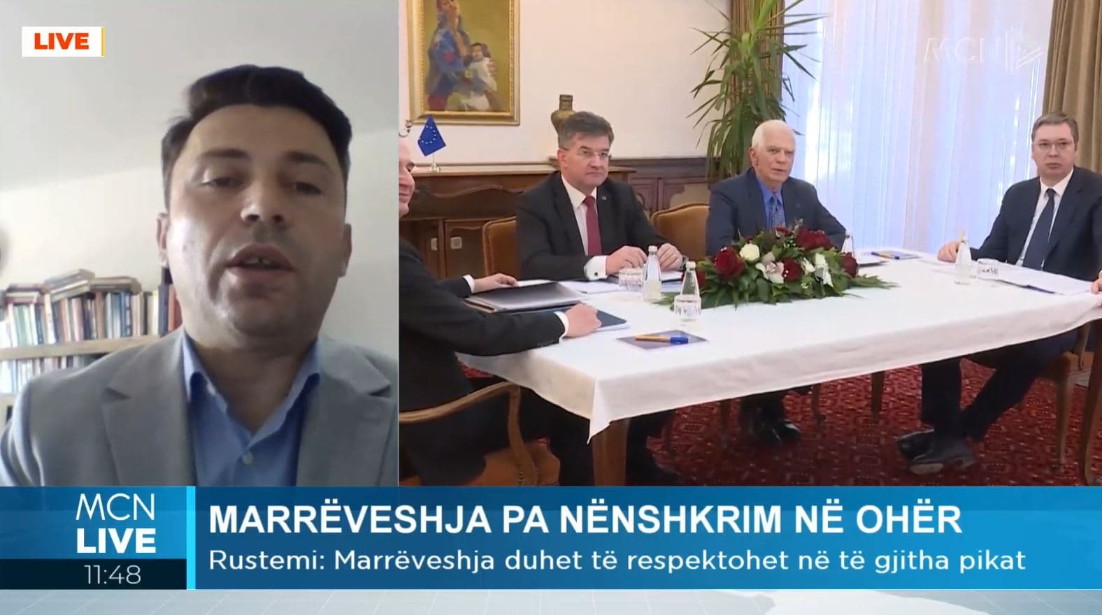 Rustemi: Marrëveshja e Ohrit, njohje de fakto e dy shteteve. Vetëmenaxhim komunitetit serb, jo vetëqeverisje (VIDEO)
