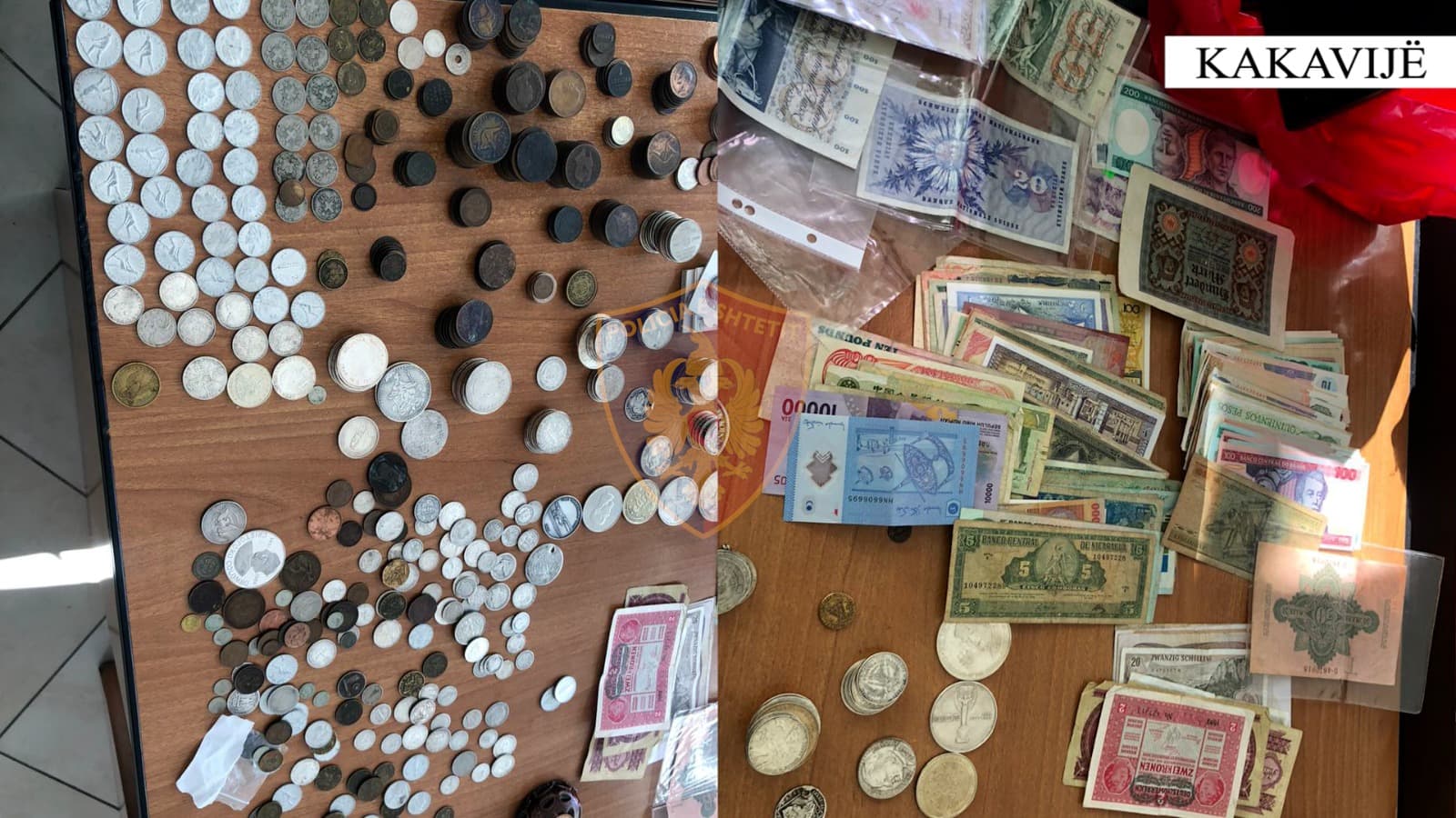 Sekuestrohen në Kakavijë 808 kartëmonedha dhe monedha koleksioni, procedohet një person