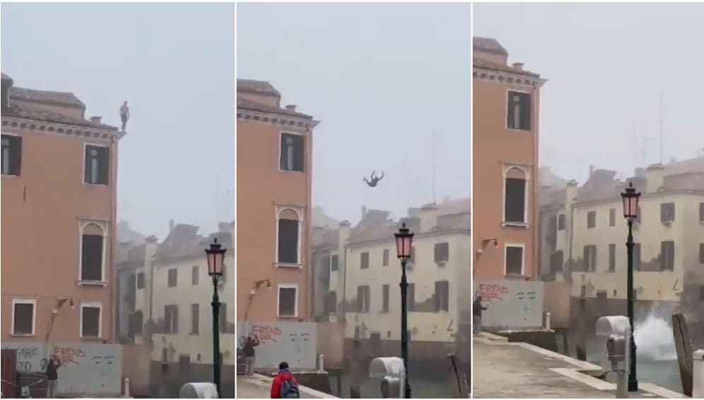 U hodh nga ndërtesa trekatëshe në ujë, Venecia në kërkim të 'idiotit'
