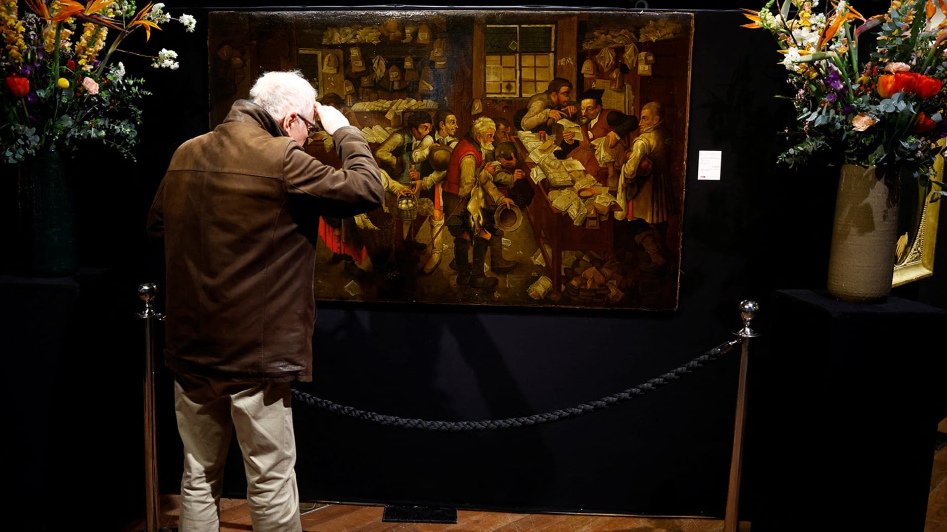 Piktura me pluhur e fshehur pas derës rezulton të jetë 'kryevepër' e Brueghel