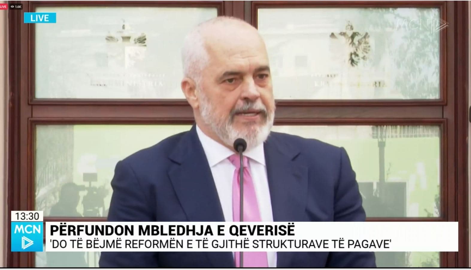 Rama: 5 mijë lekë shtesë pensionistëve nga muaji tjetër, pagën mesatare do ta çojmë në 900 euro