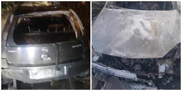 Digjen tri vetura me targa RKS në veri të vendit