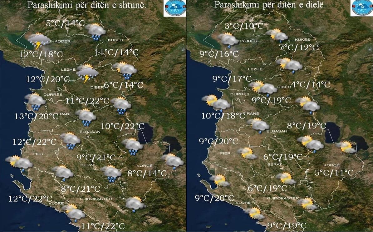 Fundjava rikthehen shiun/ Parashikimi i motit për të shtunën dhe të dielën